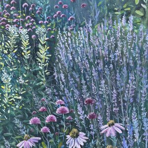 Endless Summer Garden: Floral Painting by Kirsten McIntosh